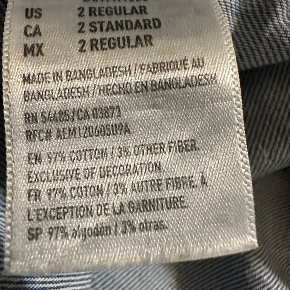 American Eagle drawstring Jean shorts - Picture 3 of 5